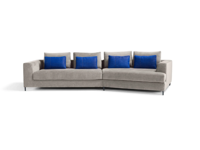 LOY - 3 seater sectional fabric sofa bed _ Dienne Salotti